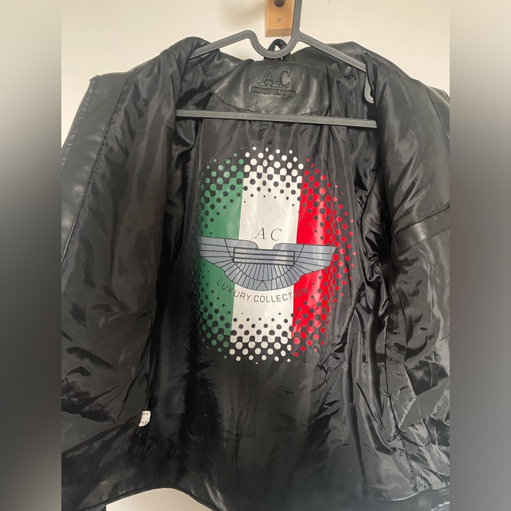 AC Luxury Collection Black Leather Jacket